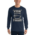 Navy / S Bengali Ultra Cotton Long Sleeve T-Shirt - F for Fish