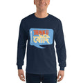 Navy / S Bengali Ultra Cotton Long Sleeve T-Shirt - Jhinku Baudi