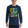 Navy / S Bengali Ultra Cotton Long Sleeve T-Shirt -Netaji