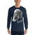 Navy / S Bengali Ultra Cotton Long Sleeve T-Shirt - Rabi Thakur