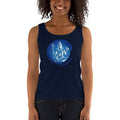 Navy / S Bengali Ultra Cotton Tank Top - Om