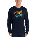 Navy / S Bengali Unisex Fine Jersey Long Sleeve T-Shirt - Bangla Swag