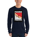 Navy / S Bengali Unisex Fine Jersey Long Sleeve T-Shirt - Friends Forever