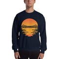 Navy / S Bengali Unisex Heavy Blend Crewneck Sweatshirt - Howrah by the Dawn