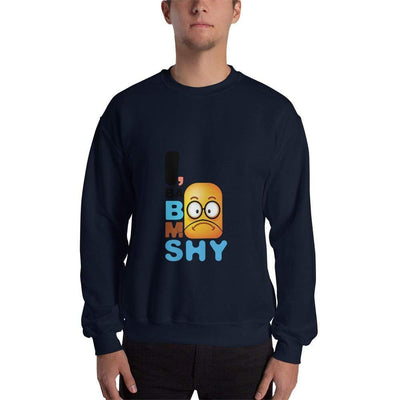 Navy / S Bengali Unisex Heavy Blend Crewneck Sweatshirt - I, Ba Boo Mo Shy