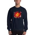 Navy / S Bengali Unisex Heavy Blend Crewneck Sweatshirt - Maa Aaschen