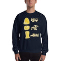 Navy / S Bengali Unisex Heavy Blend Crewneck Sweatshirt - Muro Peti Lyaja