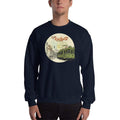 Navy / S Bengali Unisex Heavy Blend Crewneck Sweatshirt - My Kolkata Tram