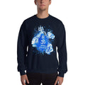 Navy / S Bengali Unisex Heavy Blend Crewneck Sweatshirt - Om Namah Shivay-03