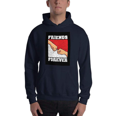 Navy / S Bengali Unisex Heavy Blend Hooded Sweatshirt - Friends Forever