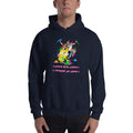 Navy / S Bengali Unisex Heavy Blend Hooded Sweatshirt - Khol Dwar Khol- Laglo Je Dol