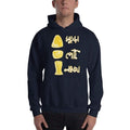 Navy / S Bengali Unisex Heavy Blend Hooded Sweatshirt - Muro Peti Lyaja