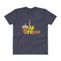 Navy / S Bengali Unisex Short Sleeve V-Neck Jersey Tee - BFF