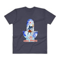 Navy / S Bengali Unisex Short Sleeve V-Neck Jersey Tee - Har Har Mahadev