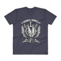 Navy / S Bengali Unisex Short Sleeve V-Neck Jersey Tee - Winner Winner Ilish Dinner