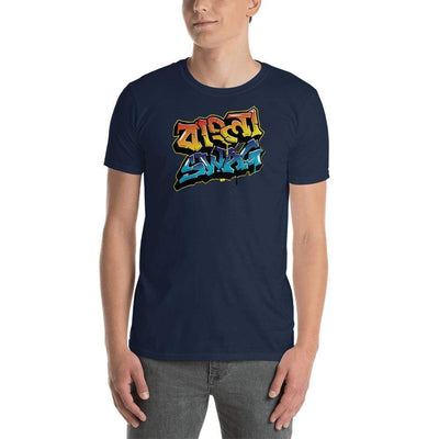 Navy / S Bengali Unisex Softstyle T-Shirt - Bangla Swag