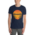 Navy / S Bengali Unisex Softstyle T-Shirt - Howrah by the Dawn