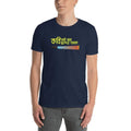 Navy / S Bengali Unisex Softstyle T-Shirt - Kobi Kobi Bhab Chonder Obhab