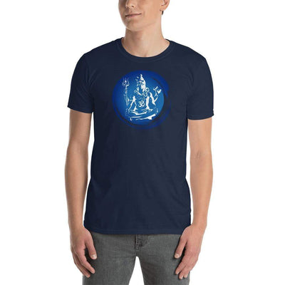 Navy / S Bengali Unisex Softstyle T-Shirt - Om