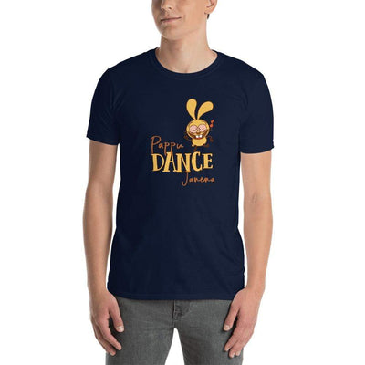 Navy / S Bengali Unisex Softstyle T-Shirt -Pappu Dance Janena