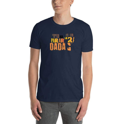 Navy / S Bengali Unisex Softstyle T-Shirt - Tui Ki Parar Dada?