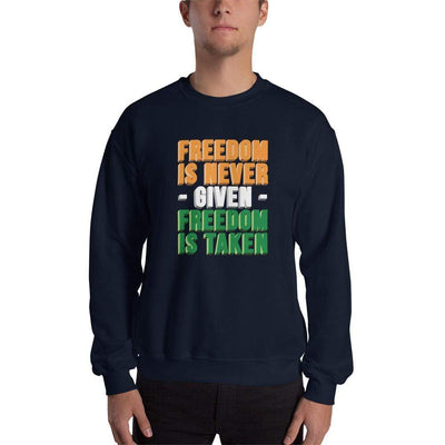 Navy / S Freedomi Unisex Heavy Blend Crewneck Sweatshirt -Freedom