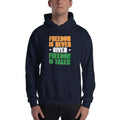 Navy / S Freedomi Unisex Heavy Blend Hooded Sweatshirt - Freedom