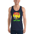 Navy / XS Bengali Fine Jersey Tank Top Unisex - Bosonto Ese Gache