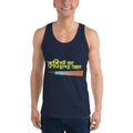 Navy / XS Bengali Fine Jersey Tank Top Unisex - Kobi Kobi Bhab Chonder Obhab