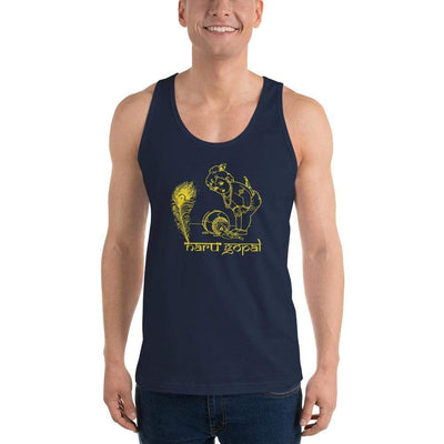 Navy / XS Bengali Fine Jersey Tank Top Unisex - Naru Gopal