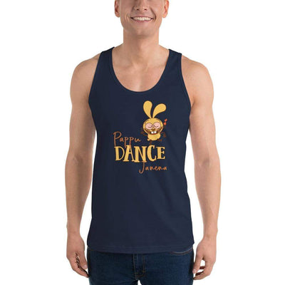 Navy / XS Bengali Fine Jersey Tank Top Unisex - Pappu Dance Janena