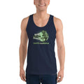 Navy / XS Bengali Fine Jersey Tank Top Unisex - Ramgorurer Chhana Hashte Tader Mana