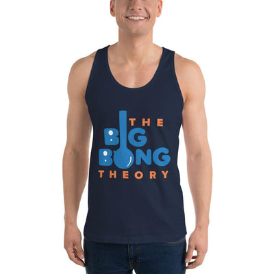 Navy / XS Bengali Fine Jersey Tank Top Unisex - The Big Bong Theory