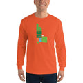 Orange / S Bengali Ultra Cotton Long Sleeve T-Shirt - GangBong