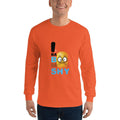 Orange / S Bengali Ultra Cotton Long Sleeve T-Shirt - I, Ba Boo Mo Shy