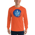 Orange / S Bengali Ultra Cotton Long Sleeve T-Shirt - Om