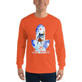 Orange / S Bengali Ultra Cotton Long Sleeve T-Shirt - Om Namah Shivay-02