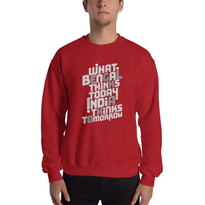 Red / S Bengali Unisex Heavy Blend Crewneck Sweatshirt -Bengal