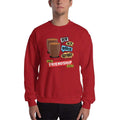 Red / S Bengali Unisex Heavy Blend Crewneck Sweatshirt -Bong Friendship Goals