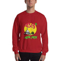 Red / S Bengali Unisex Heavy Blend Crewneck Sweatshirt - Bosonto Ese Gache