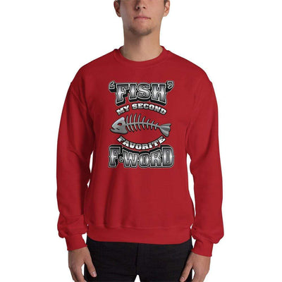 Red / S Bengali Unisex Heavy Blend Crewneck Sweatshirt - F for Fish