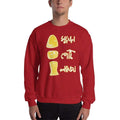 Red / S Bengali Unisex Heavy Blend Crewneck Sweatshirt - Muro Peti Lyaja