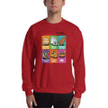 Red / S Bengali Unisex Heavy Blend Crewneck Sweatshirt -Office Phuchka