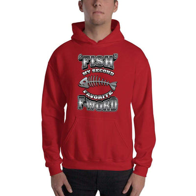 Red / S Bengali Unisex Heavy Blend Hooded Sweatshirt - F for Fish