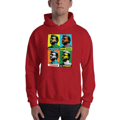 Red / S Bengali Unisex Heavy Blend Hooded Sweatshirt - Netaji