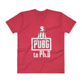 Red / S Bengali Unisex Short Sleeve V-Neck Jersey Tee - PUBG Te PHD