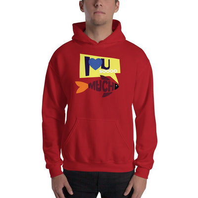 Red / S Gildan 18500 Unisex Heavy Blend Hooded Sweatshirt