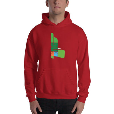 Red / S Gildan 18500 Unisex Heavy Blend Hooded Sweatshirt