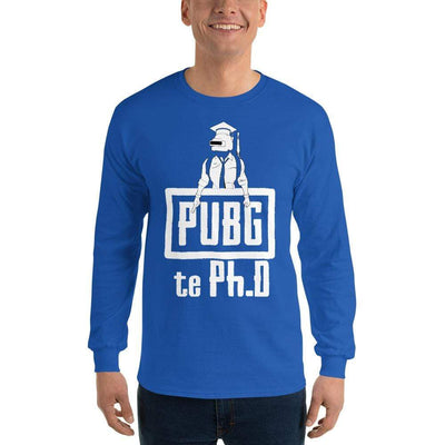 Royal / S Bengali Ultra Cotton Long Sleeve T-Shirt - PUBG Te PHD