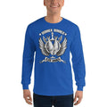 Royal / S Bengali Ultra Cotton Long Sleeve T-Shirt - Winner Winner Ilish Dinner